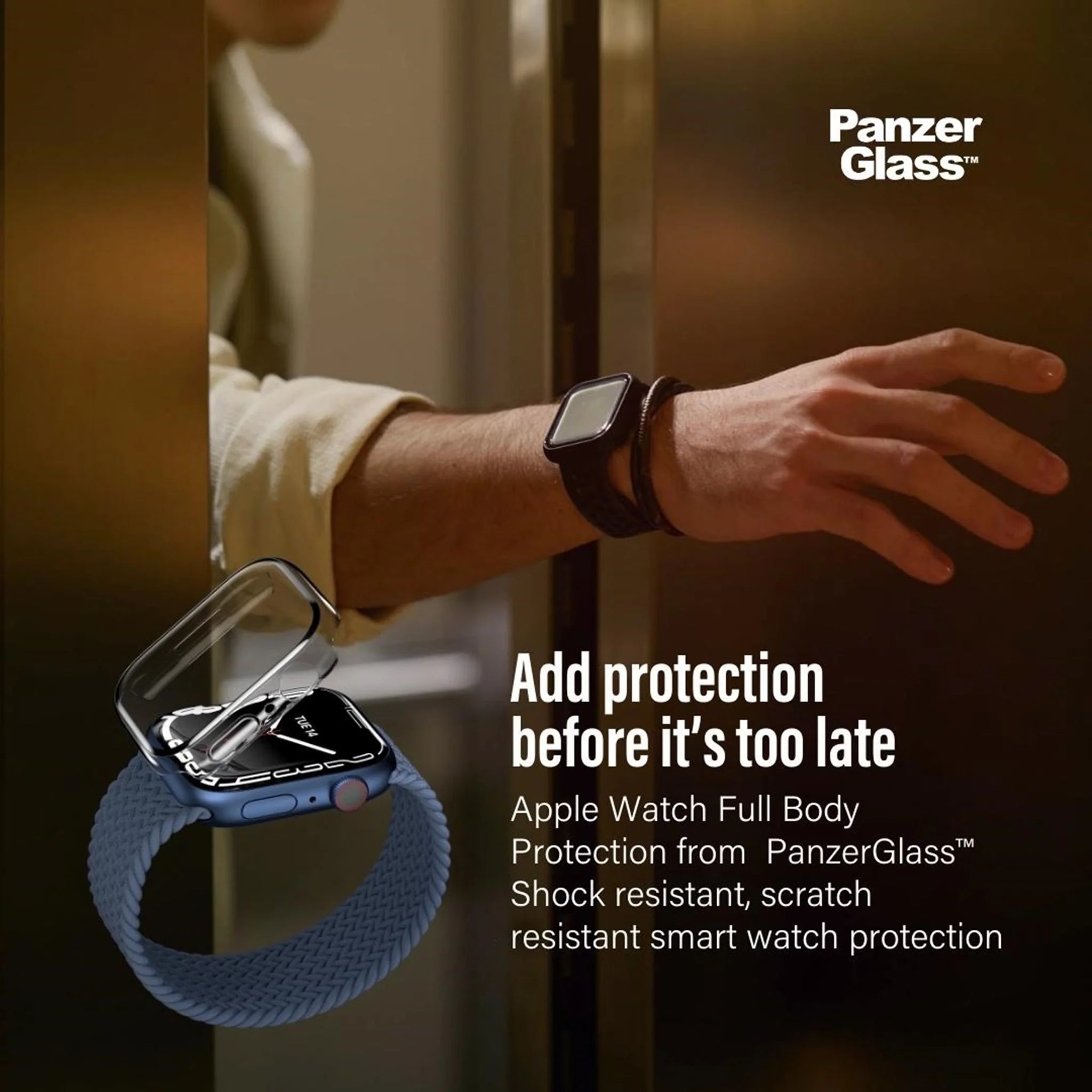 Full Body Cover Apple Watch SE 44mm transparente