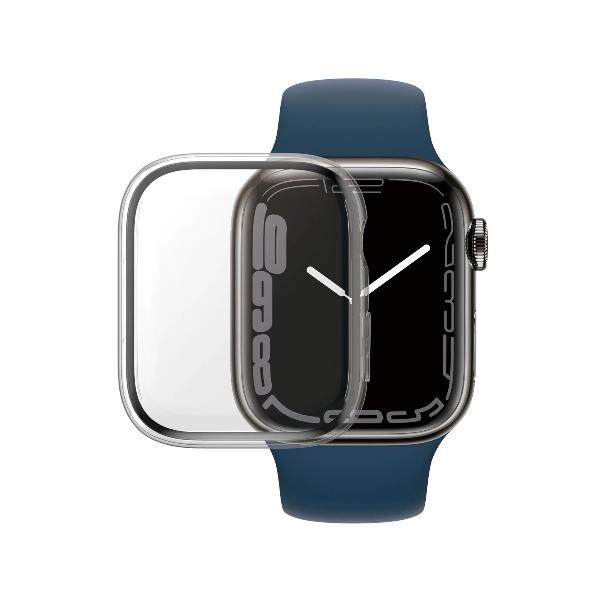 Full Body Cover Apple Watch 45mm transparente