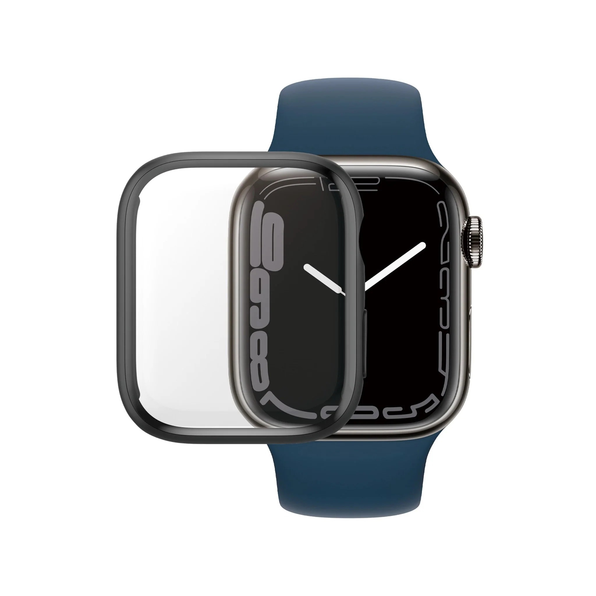 Full Body Cover Apple Watch 45mm Series 8 nero