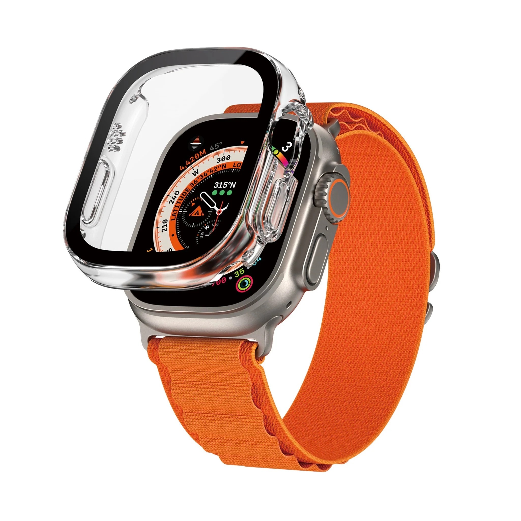 Full Body Cover Apple Watch Ultra 49mm transparente