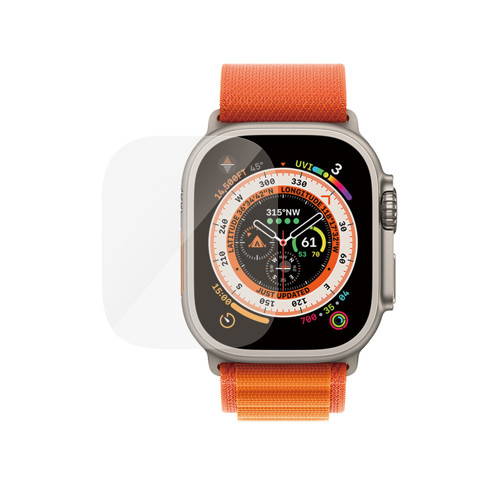 Apple Watch Ultra Screen Protector Ultra Wide Fit