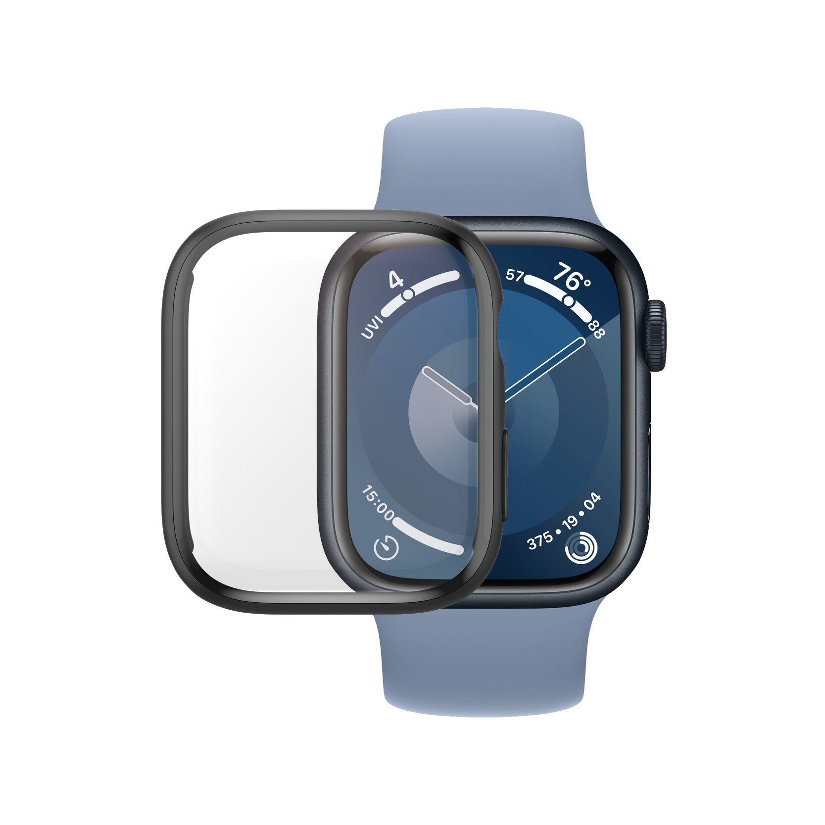 Full Body D3O Cover Apple Watch Series 9 41mm Nero