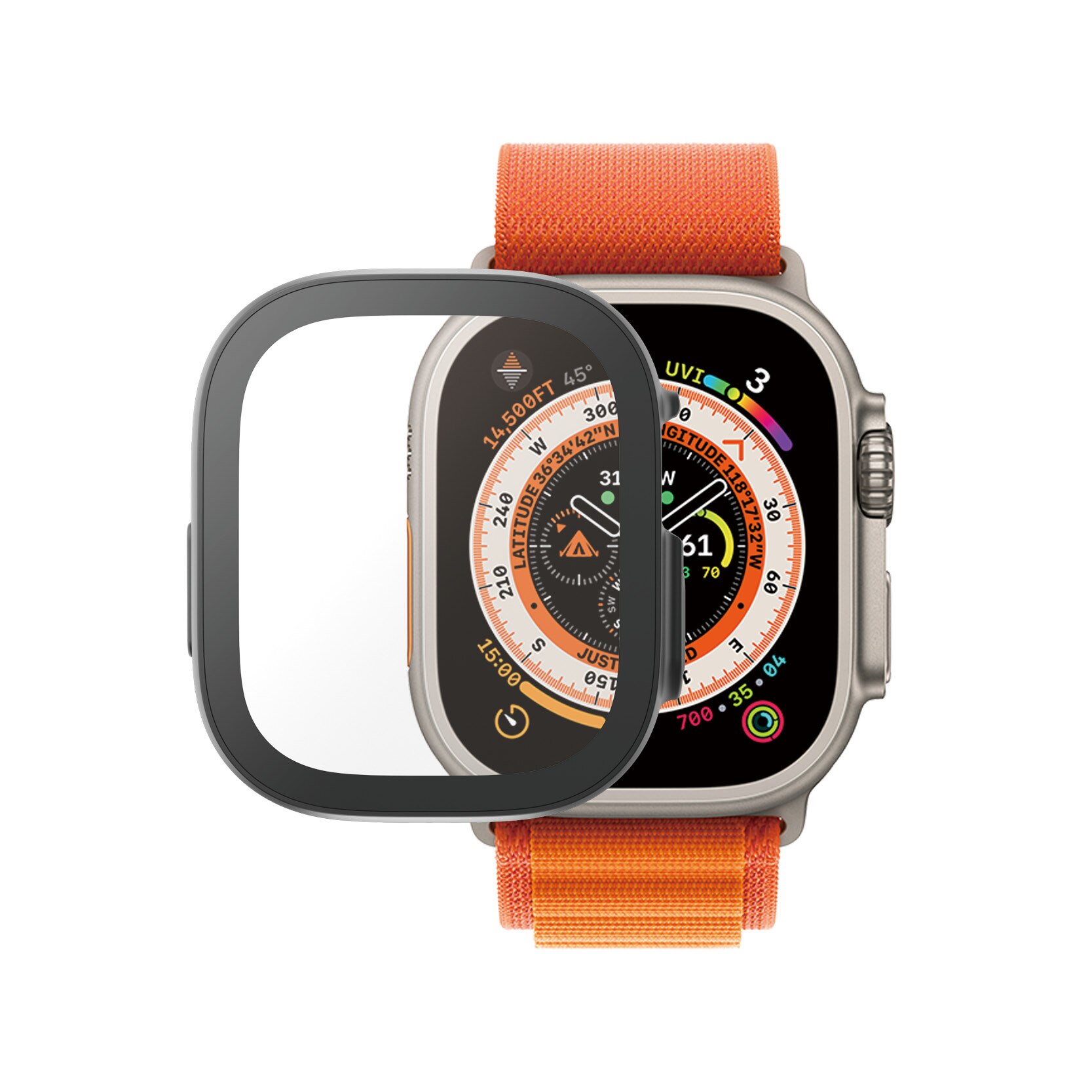 Full Body D3O Cover Apple Watch Ultra 49mm 1st Gen Nero