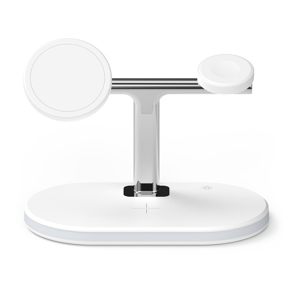3-in-1 Wireless Charger Stand, bianco