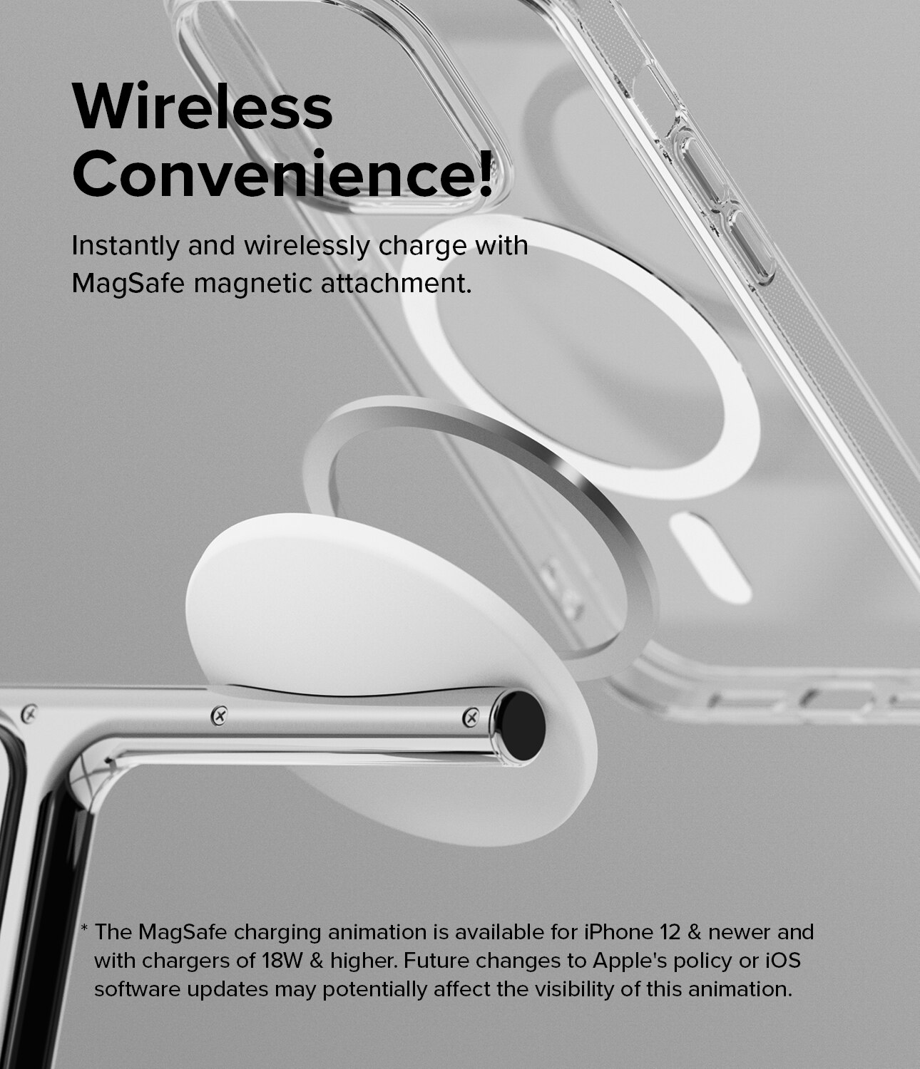 3-in-1 Wireless Charger Stand, bianco