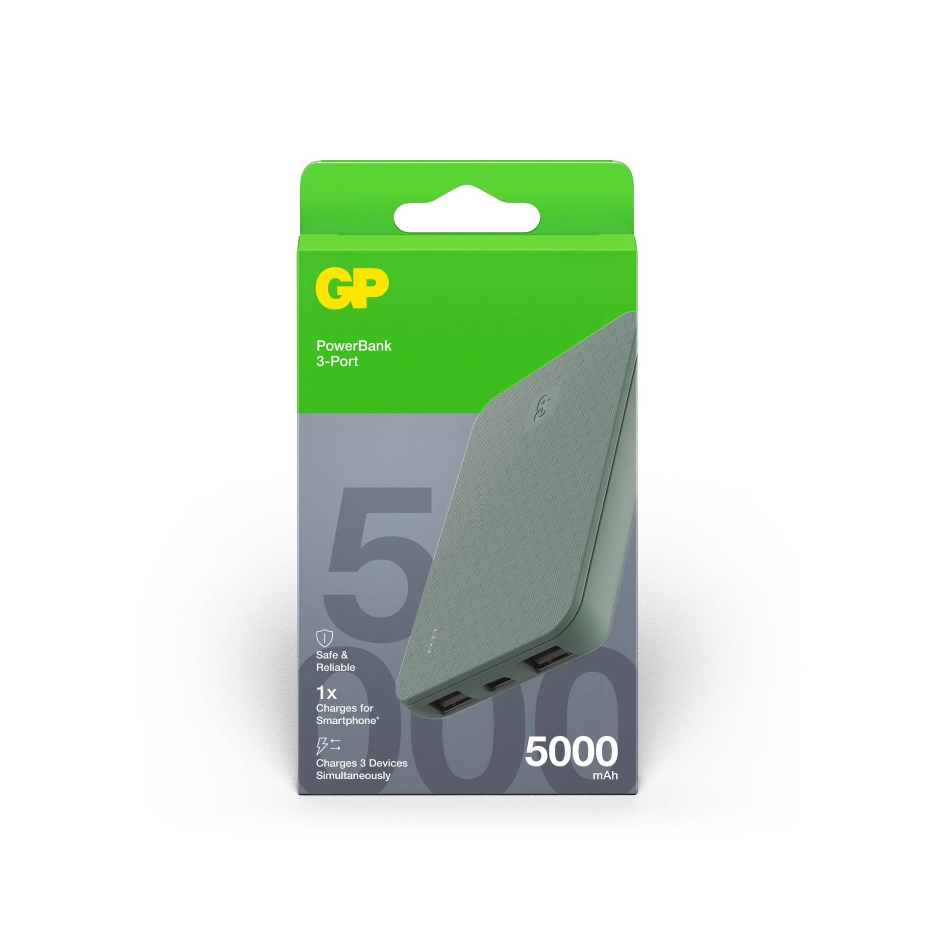 Powerbank Plus 5000mAh Grigio