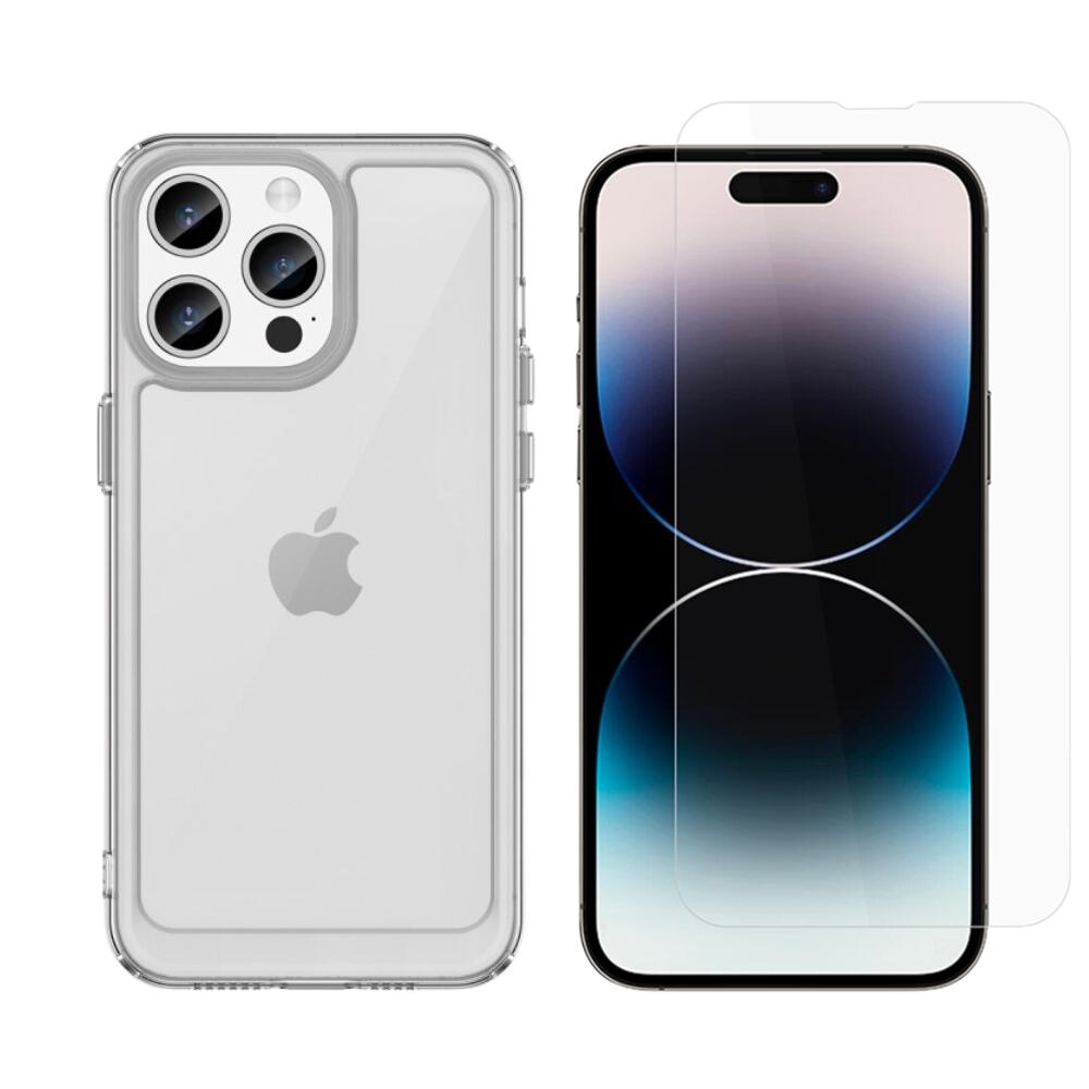 Kit per iPhone 15 Pro: Cover e proteggischermo