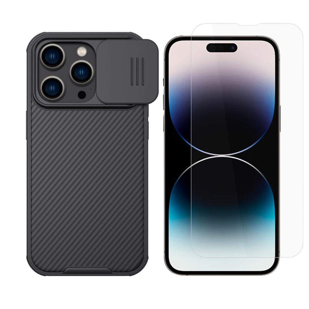 Kit per iPhone 15 Pro: Cover CamShield e proteggischermo