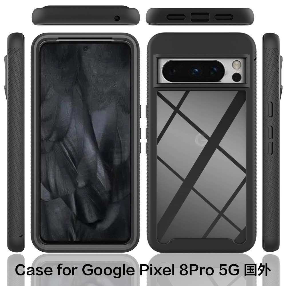 Cover protezione totale Google Pixel 8 Pro nero