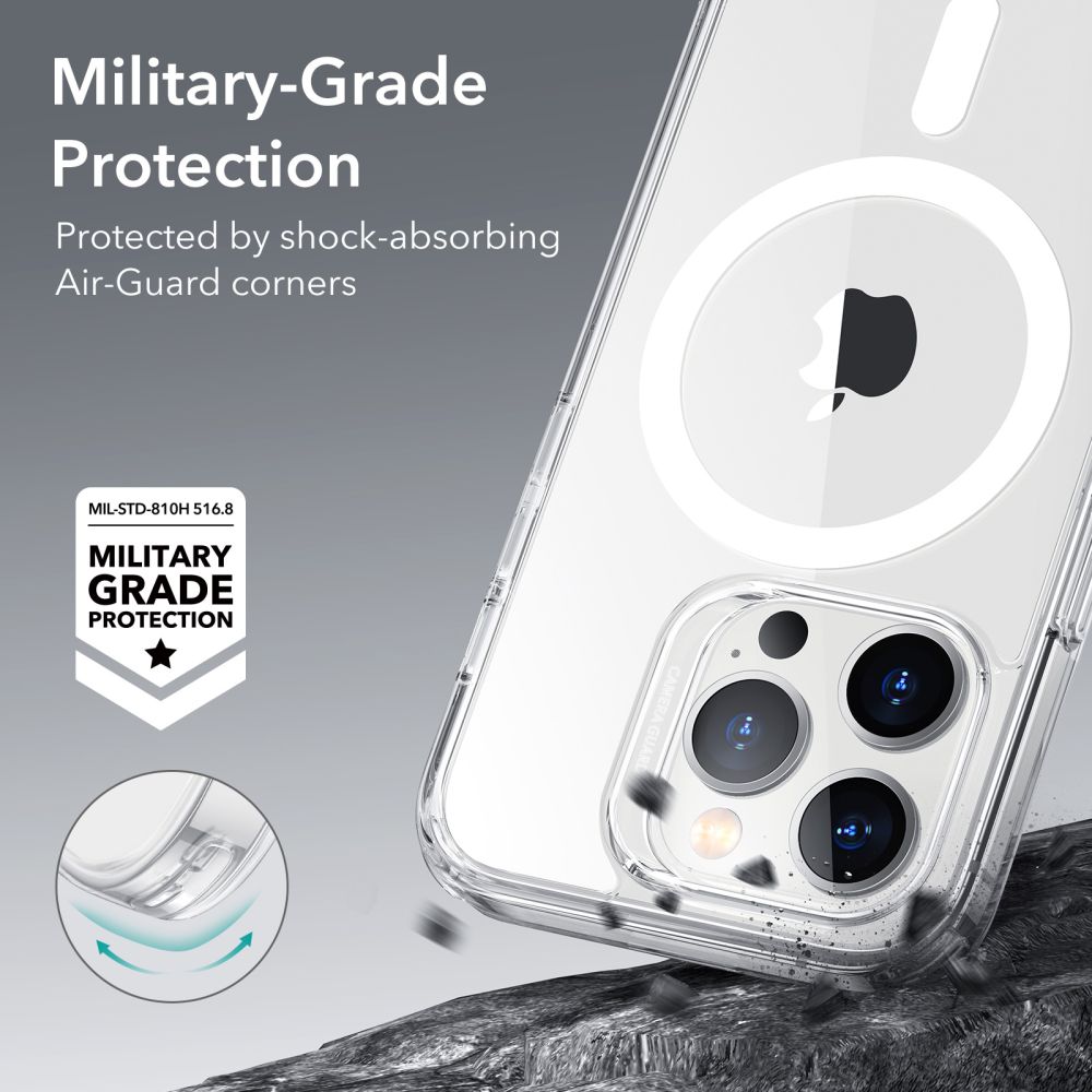 Classic Hybrid HaloLock MagSafe iPhone 14 Pro Max Trasparente