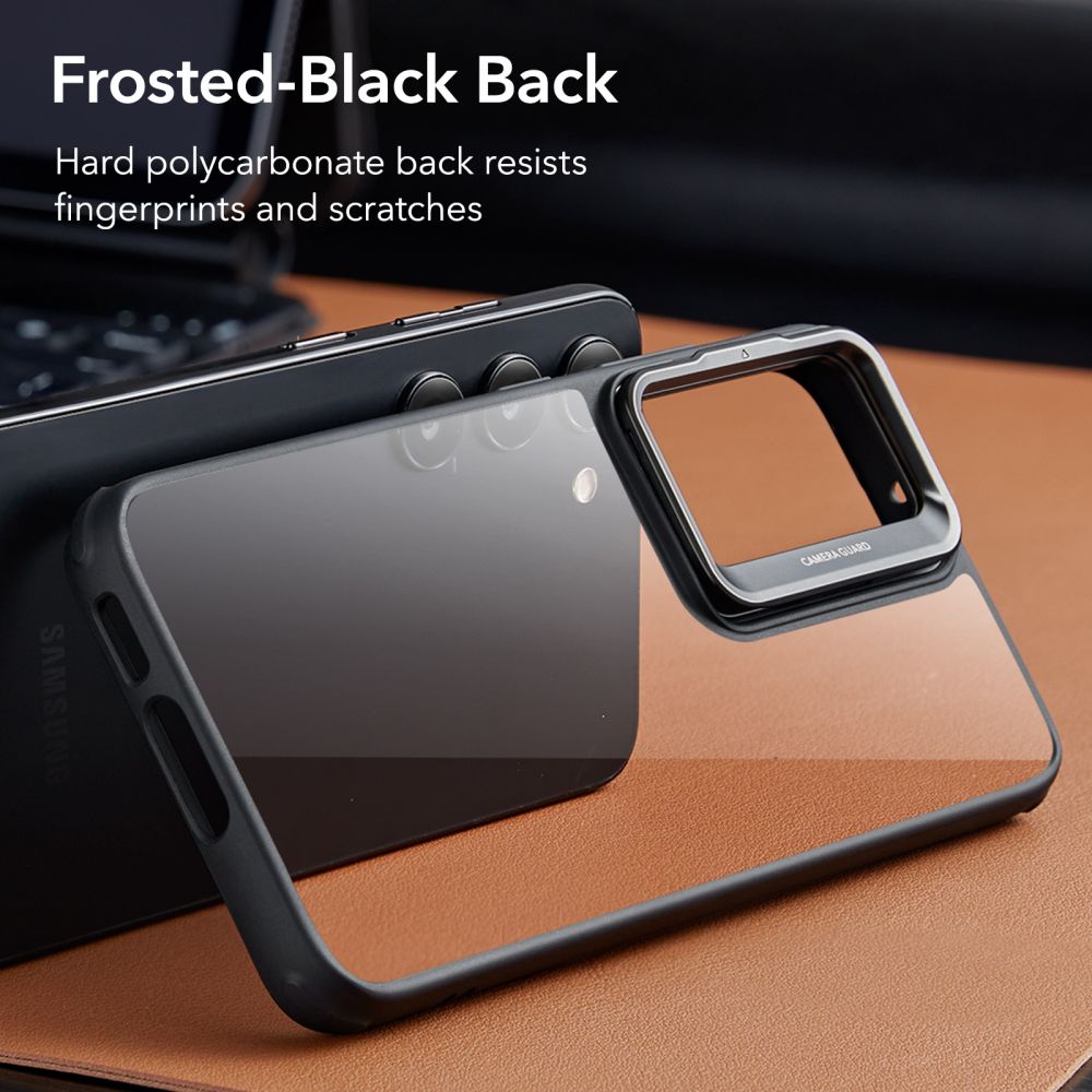 Classic Kickstand Samsung Galaxy S23 Clear/Black