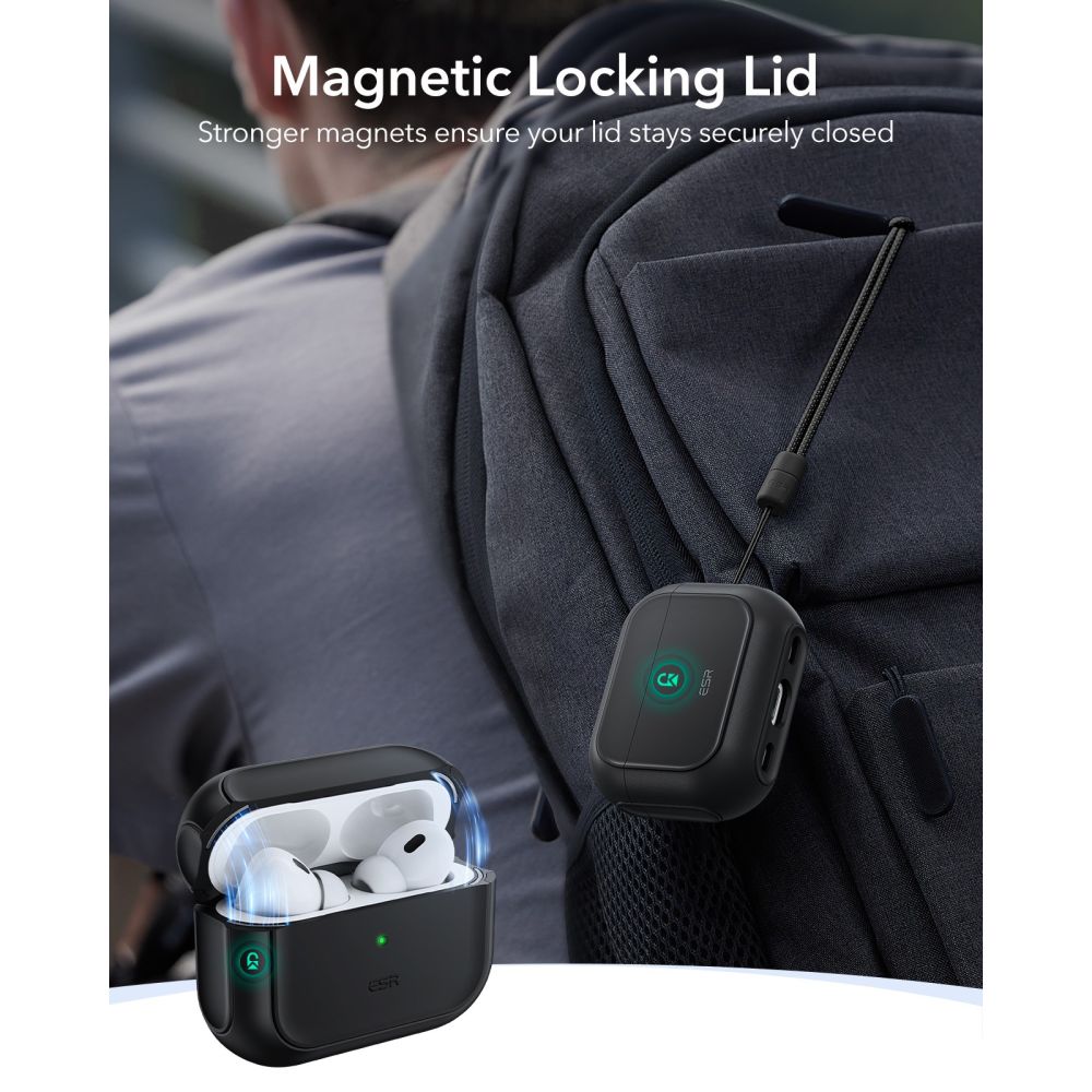 Orbit HaloLock Magsafe Case Apple AirPods Pro 3 Black