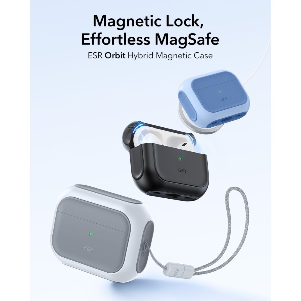 Orbit HaloLock Magsafe Case Apple AirPods Pro 3 Bianco