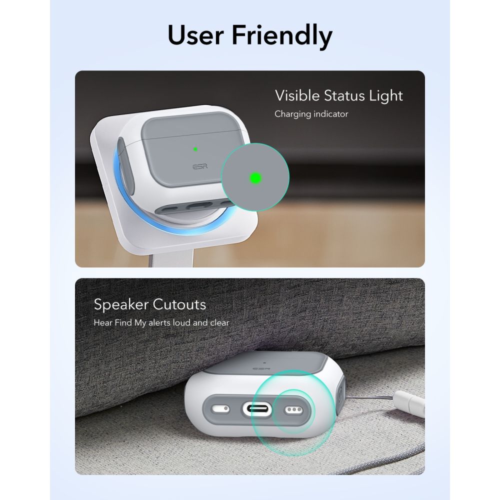Orbit HaloLock Magsafe Case Apple AirPods Pro 3 Bianco