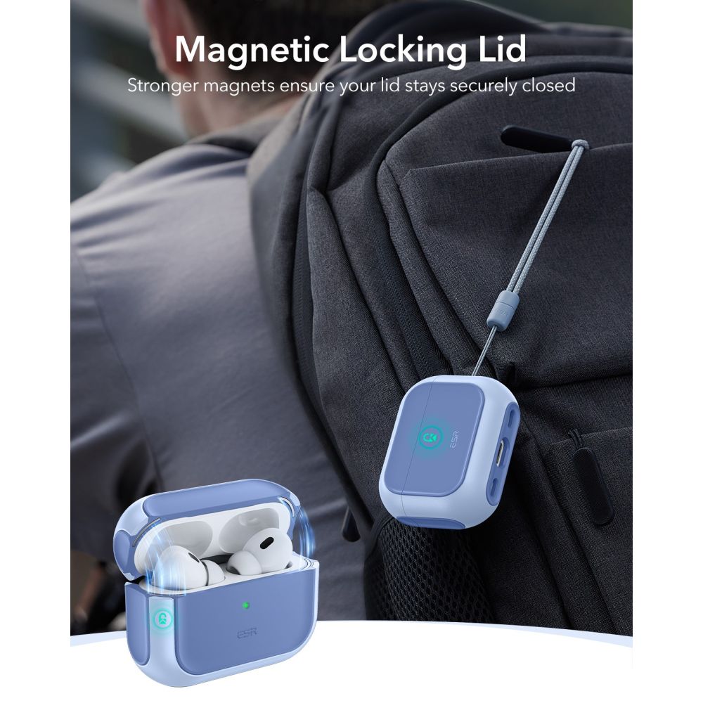 Orbit HaloLock Magsafe Case Apple AirPods Pro 3 Blu