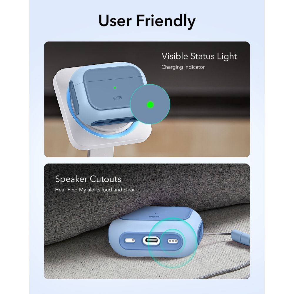 Orbit HaloLock Magsafe Case Apple AirPods Pro 3 Blu