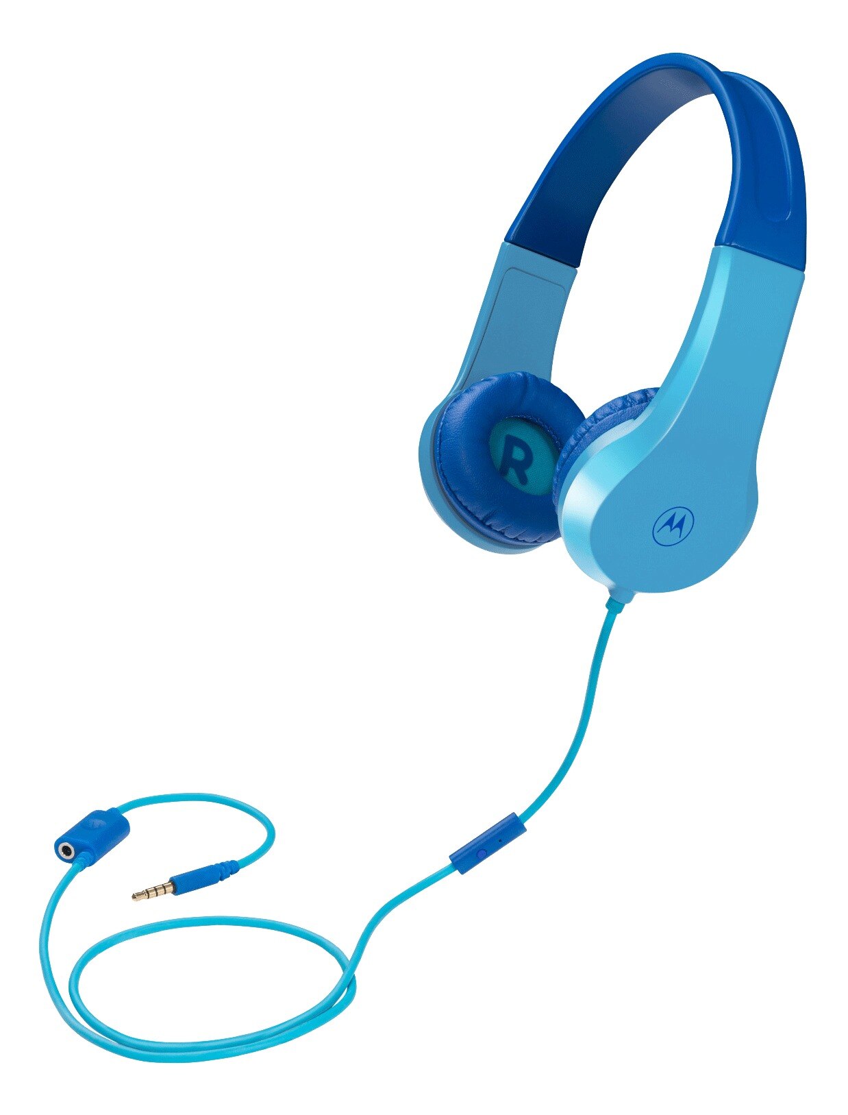 Cuffie Moto JR200 On-Ear per bambini, blu