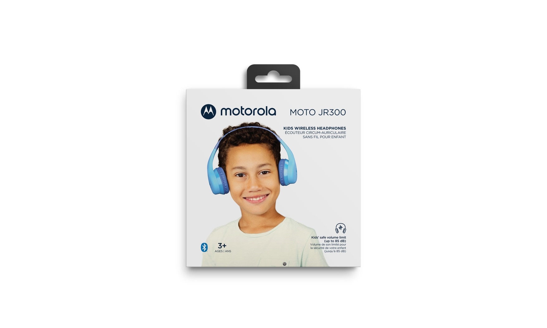 Cuffie Moto JR300 On-Ear Wireless per bambini, blu