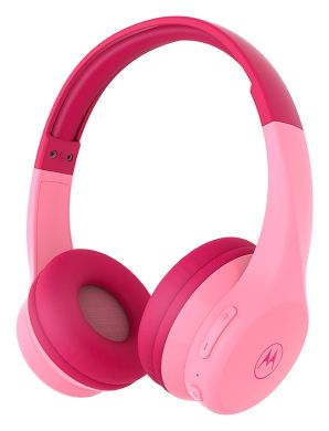 Moto JR300 On-Ear Wireless Cuffie per bambini, rosa