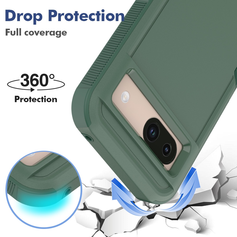 Cover ibride Off-road Google Pixel 8a, verde