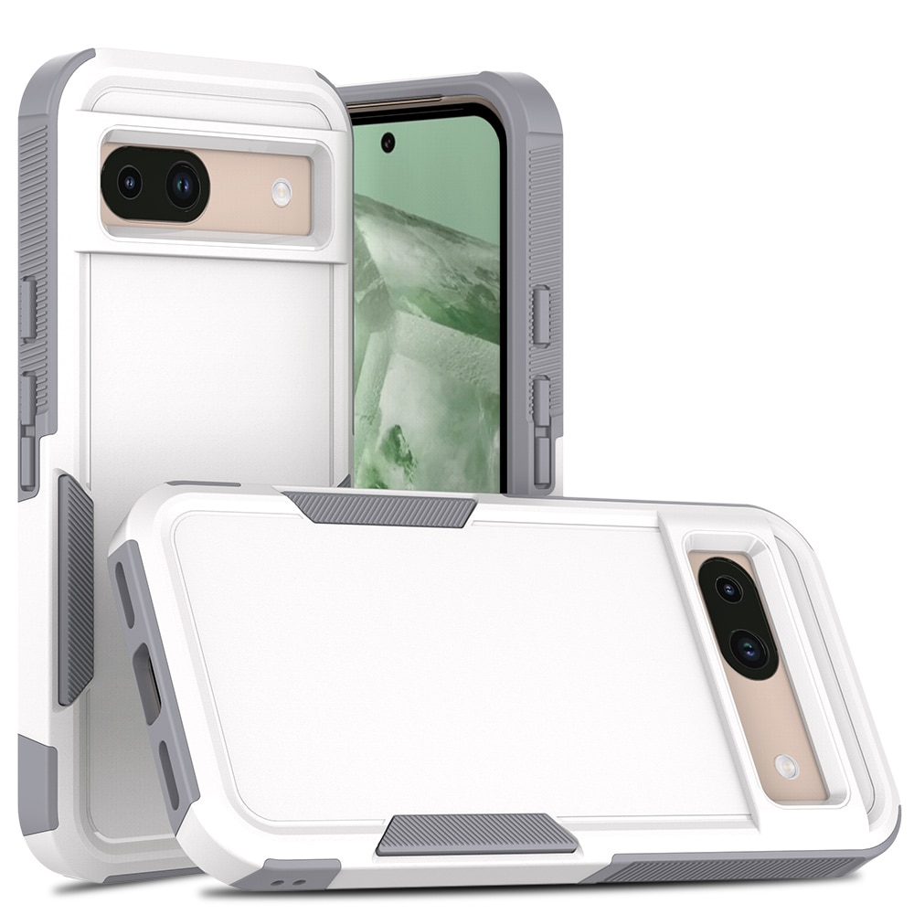 Cover ibride Off-road Google Pixel 8a, bianco