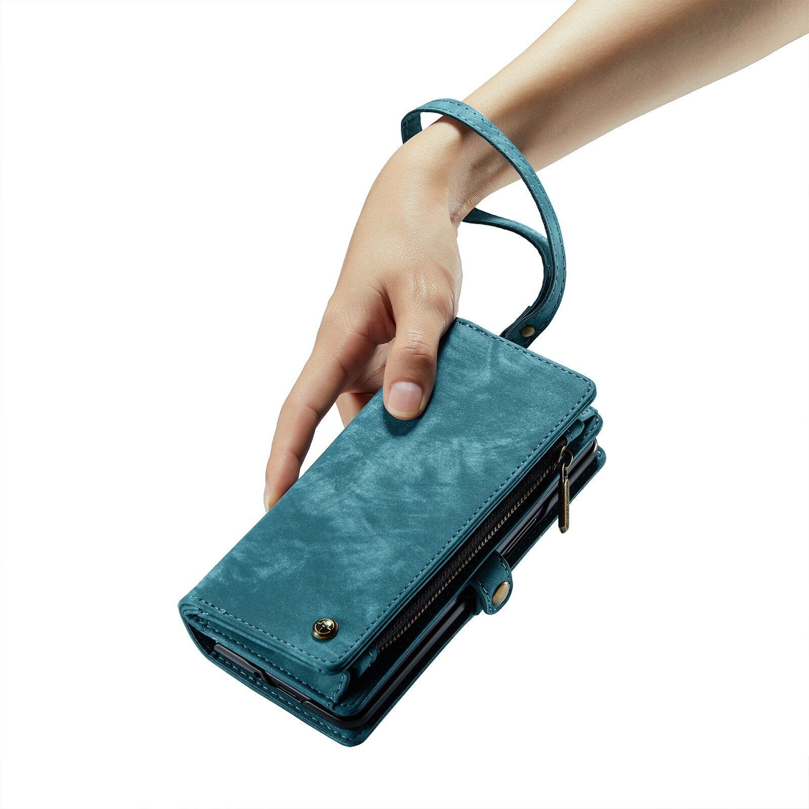 Cover portafoglio Multi-Slot Samsung Galaxy Z Fold 6 Blu