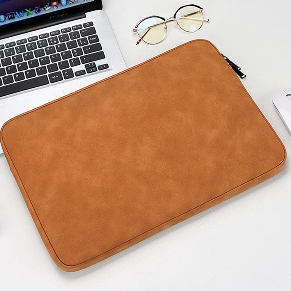 Custodia in pelle per laptop up to 13,3" Marrone