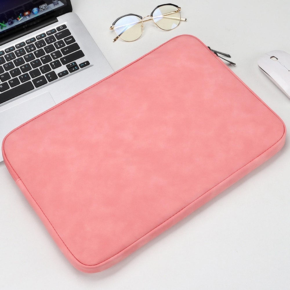 Custodia in pelle per laptop up to 13,3" rosa