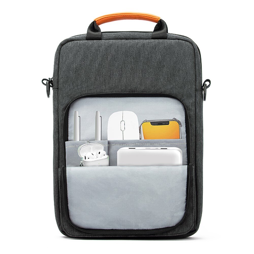 Borsa con tracolla per 13,3" computer portatile/tablet grigio