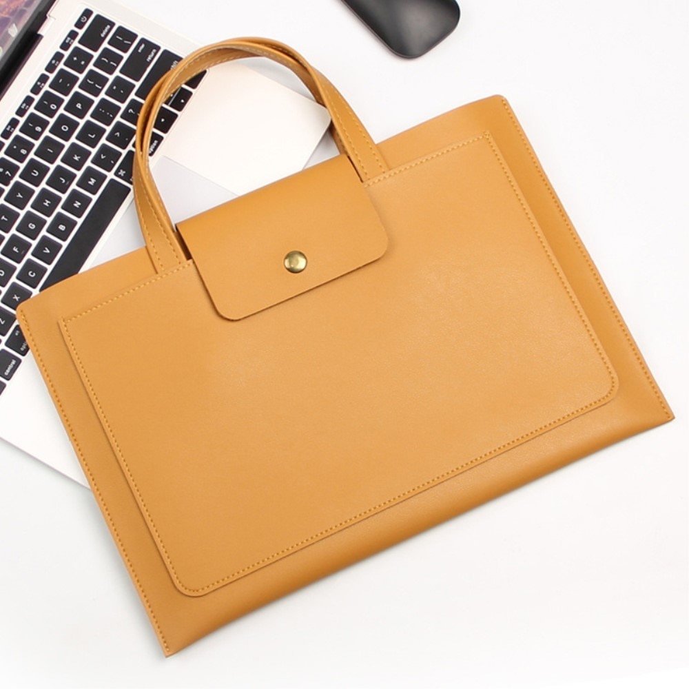 Elegante borsa per laptop con manici 14", nero