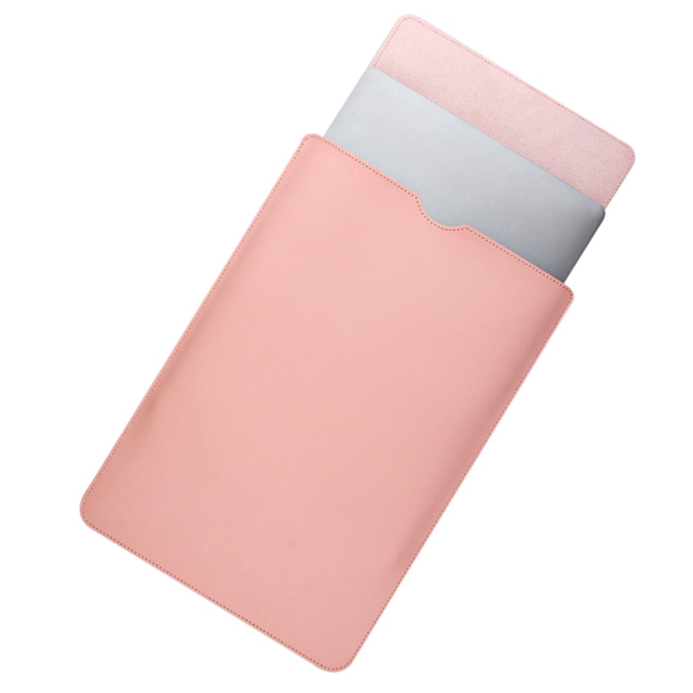 Sleeve in pelle per portatile 14", rosa