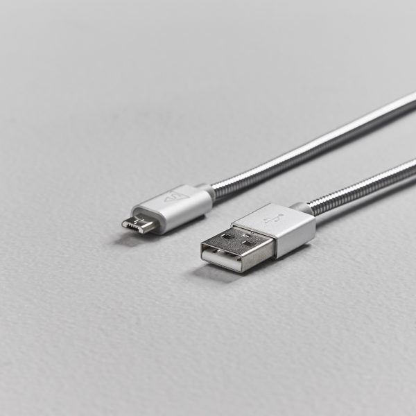 Cavo da USB-A a MicroUSB 1 metro Metallic Silver