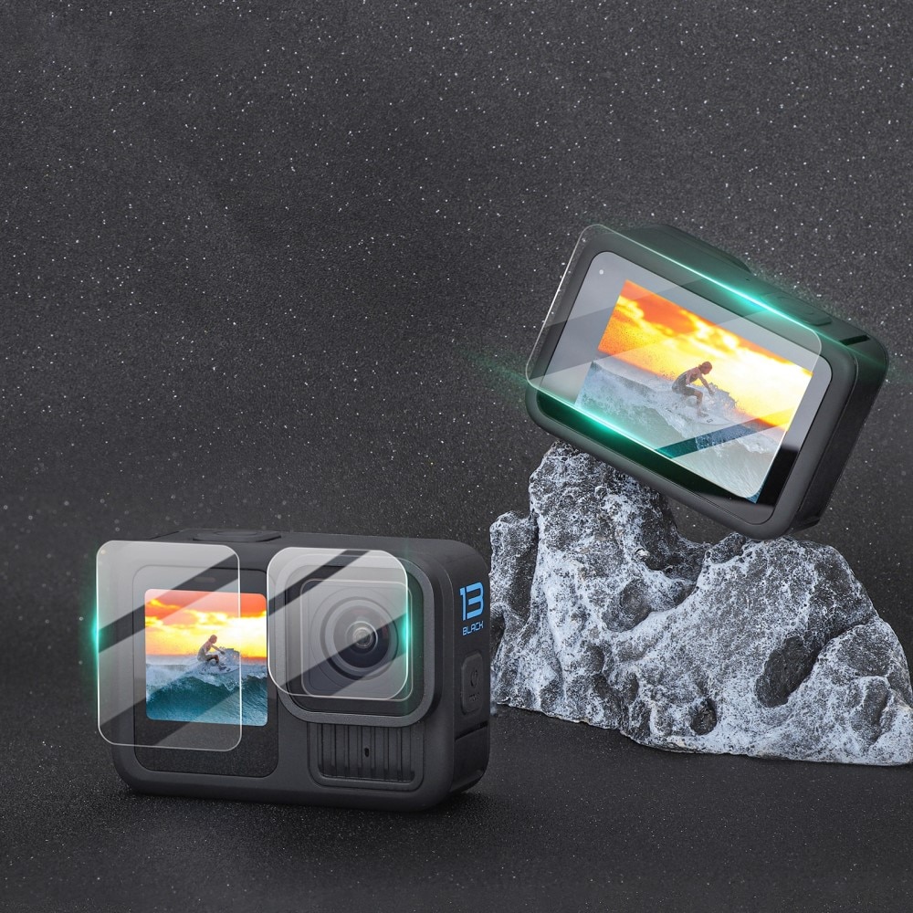 Protezione fotocamera e schermo in vetro temperato GoPro Hero 13