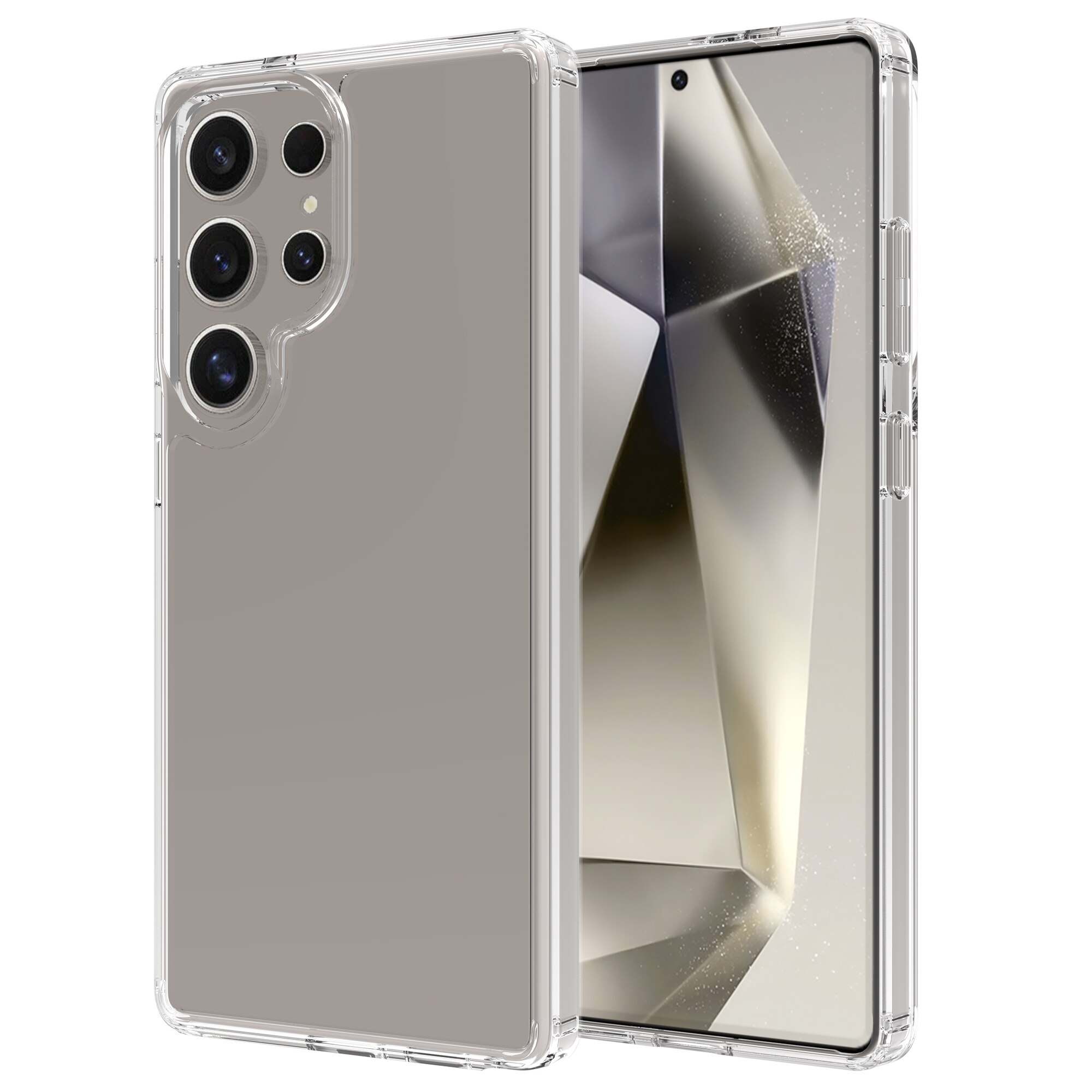 Cover ibride per Samsung Galaxy S25 Ultra Trasparente