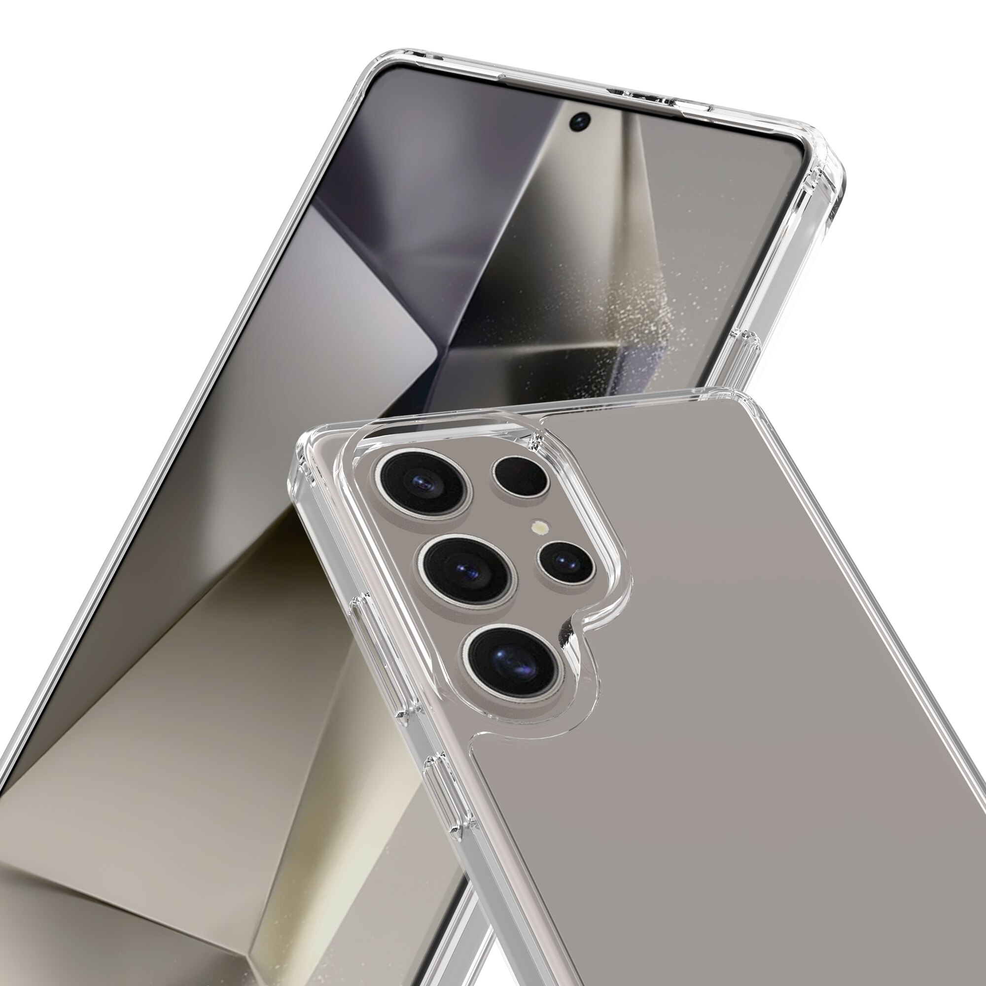 Cover ibride per Samsung Galaxy S25 Ultra Trasparente