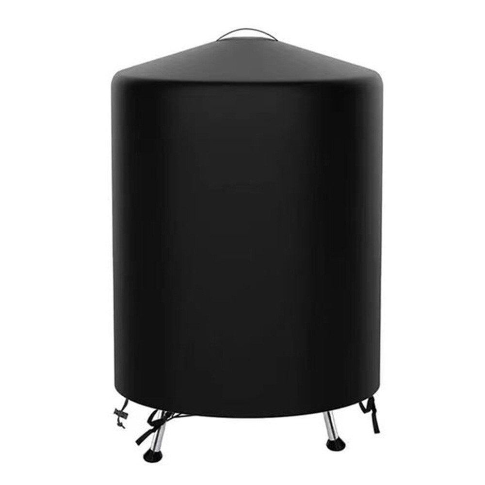 Copertura rotonda impermeabile per barbecue, nero