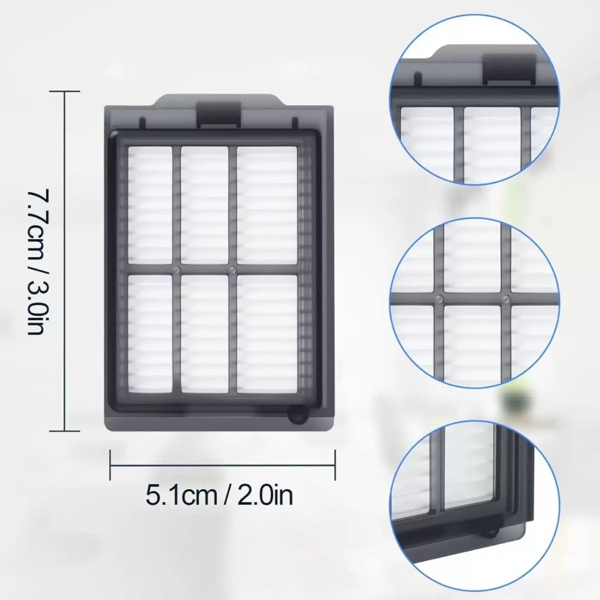HEPA-filtro per iRobot Roomba Plus 405 Combo