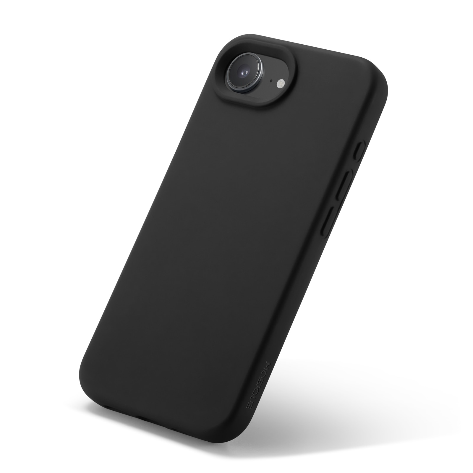 Cover in silicone Magnetic iPhone 16e Nero
