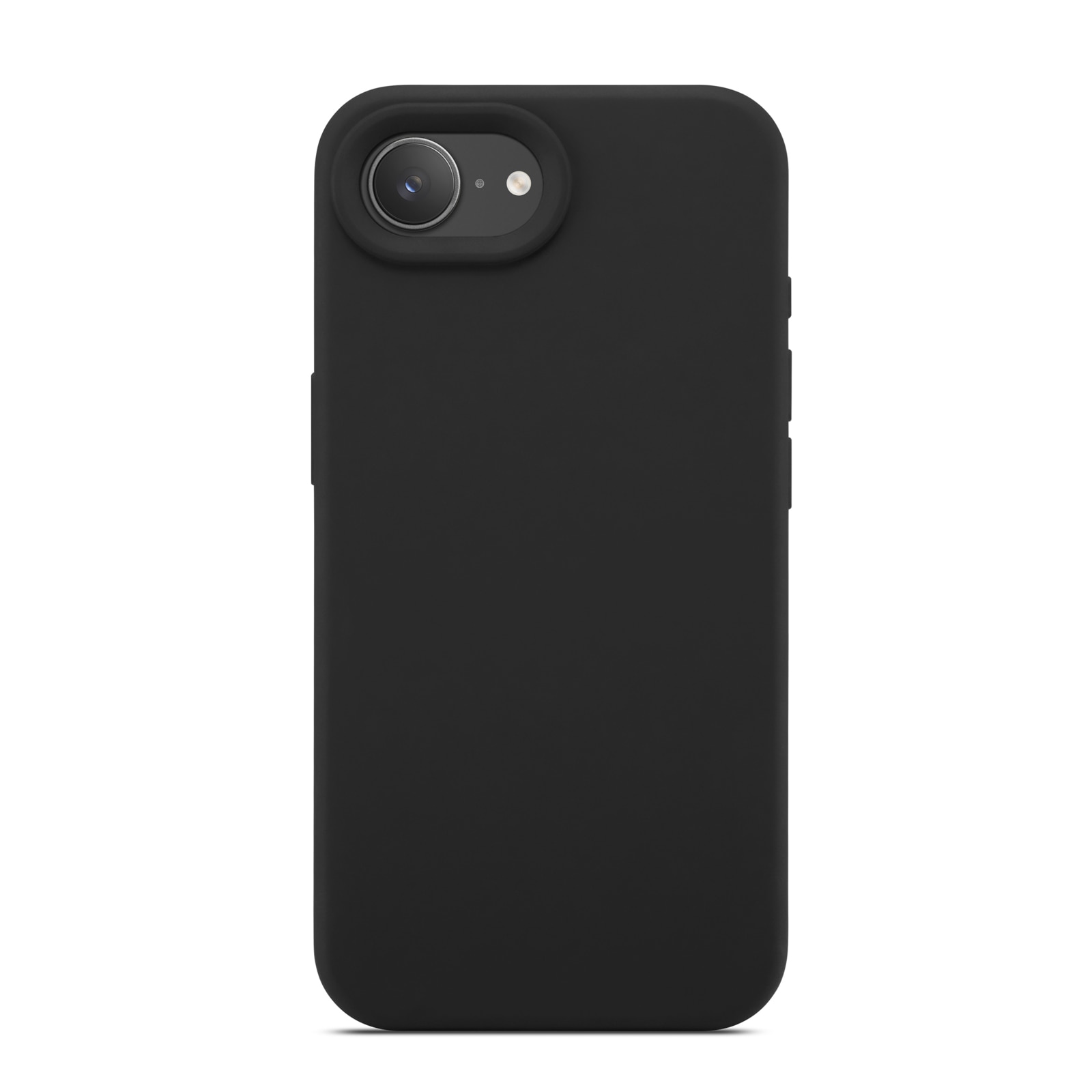 Cover in silicone Magnetic iPhone 16e Nero