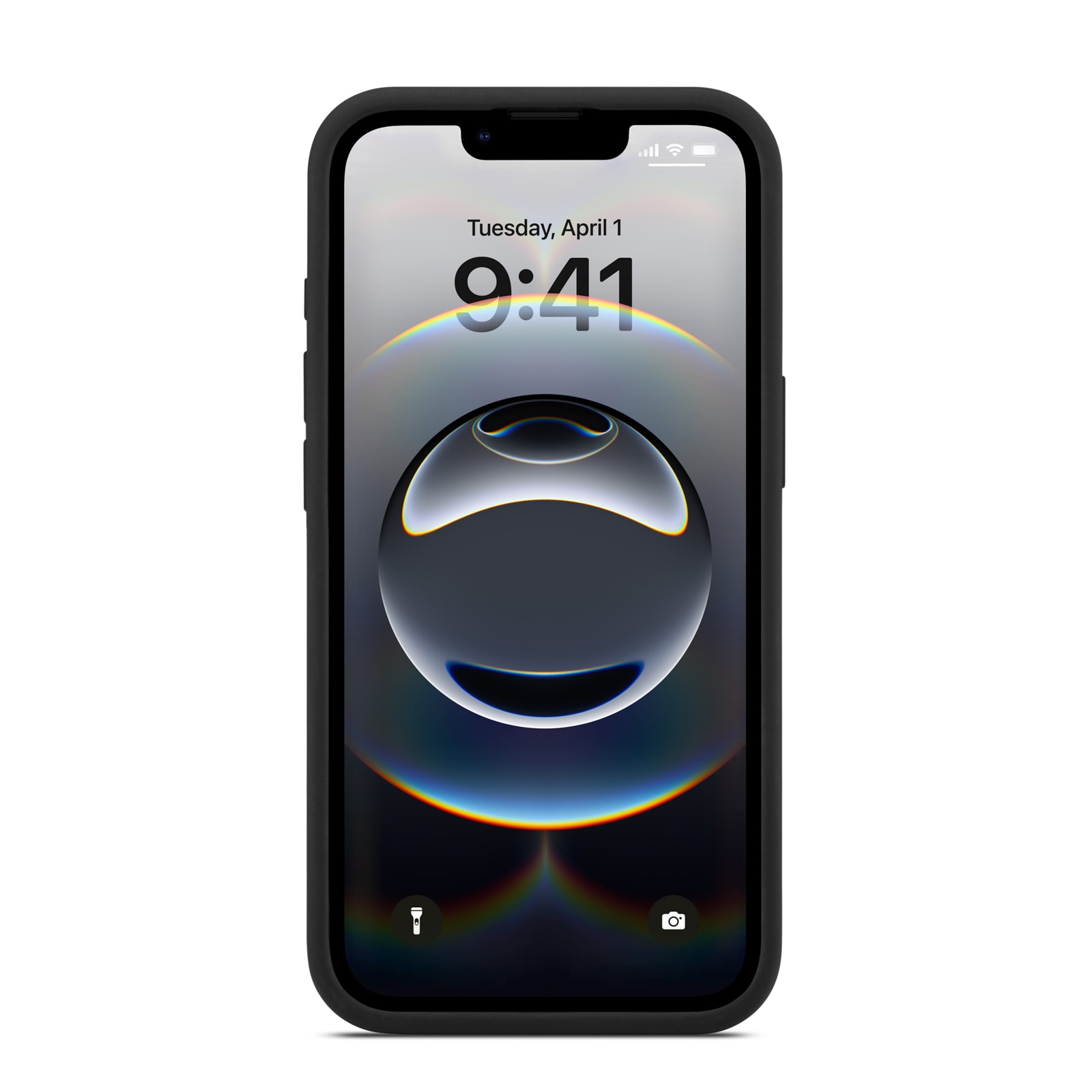 Cover in silicone Magnetic iPhone 16e Nero