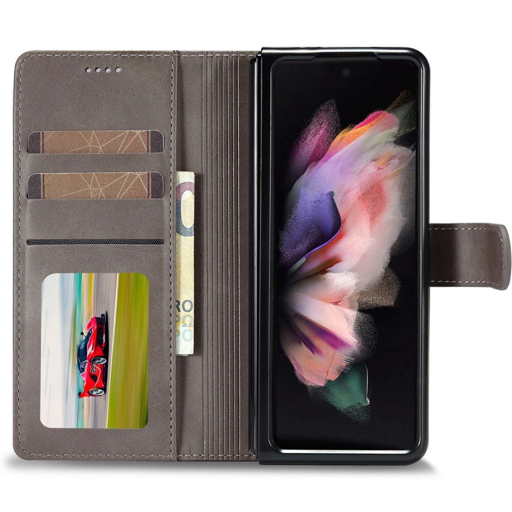 Custodie a portafoglio Samsung Galaxy Z Fold 4 Marrone scuro