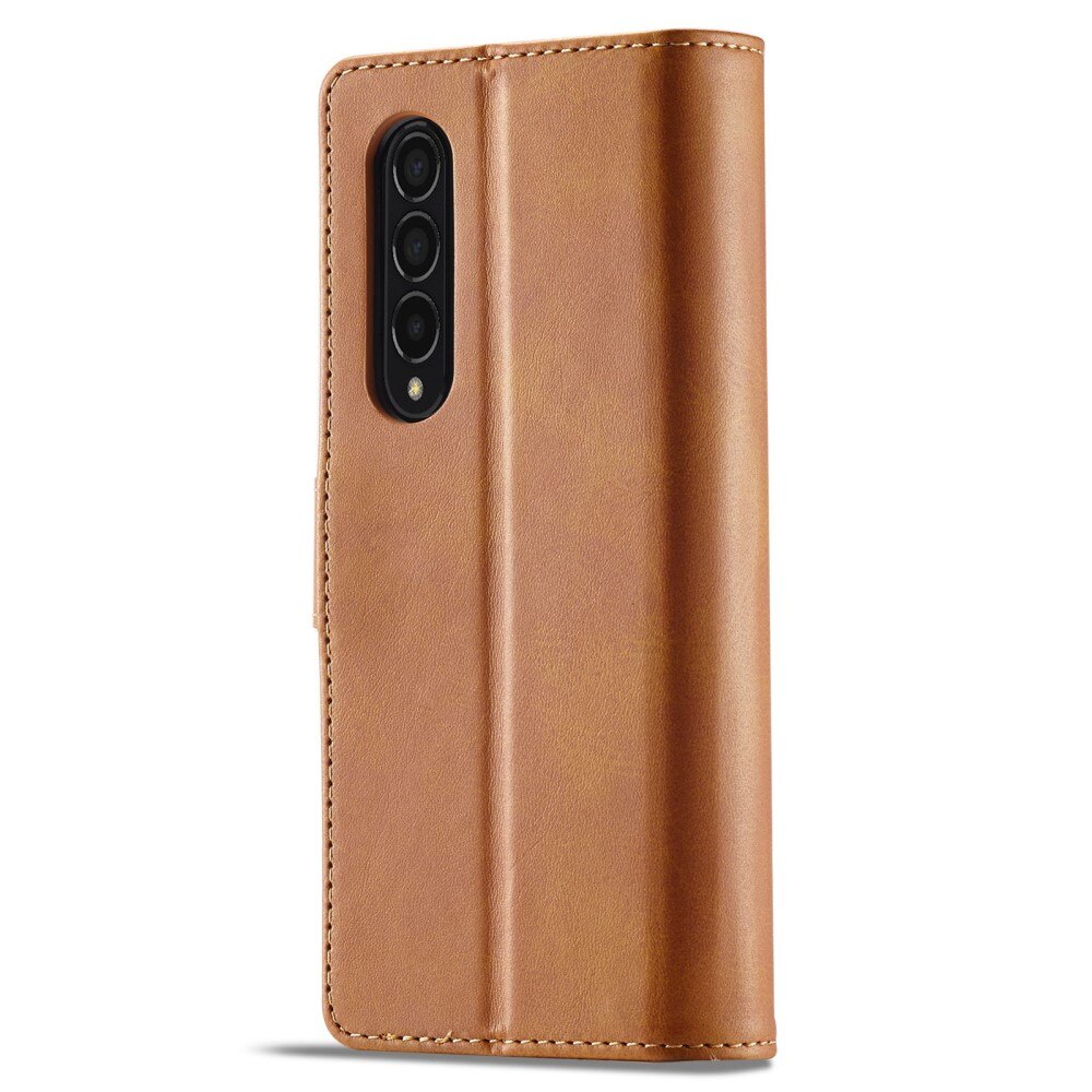 Custodie a portafoglio Samsung Galaxy Z Fold 4 Cognac