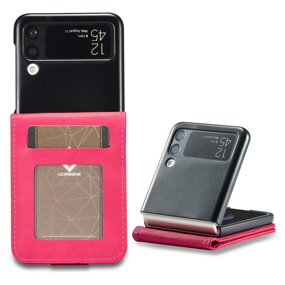 Custodie a portafoglio Samsung Galaxy Z Flip 4 Rosa