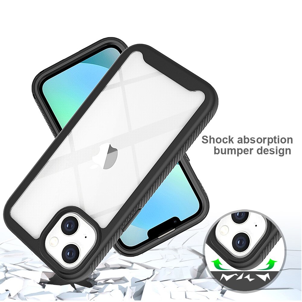 Cover protezione totale iPhone 14 Nero