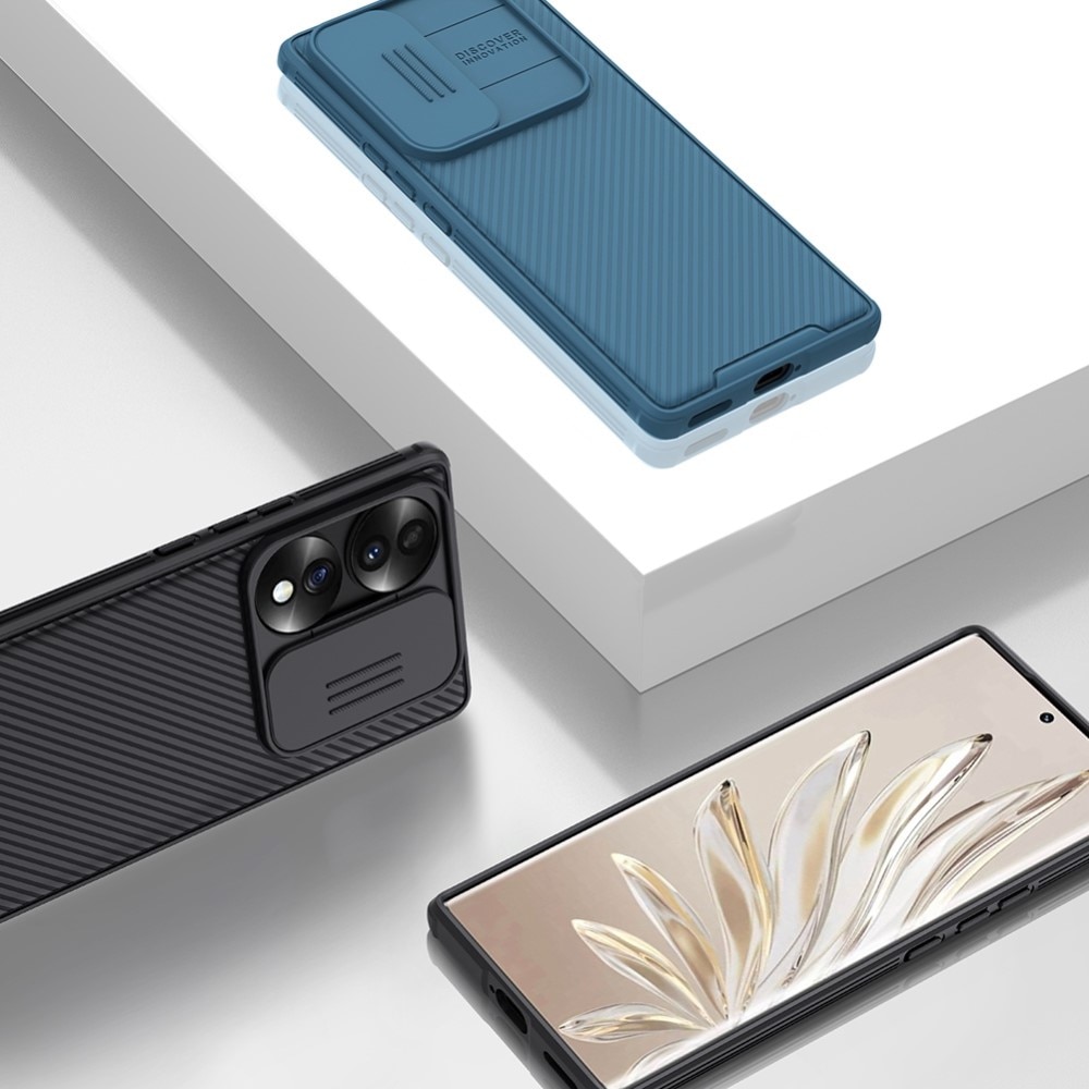 Cover CamShield  Honor 70 Nero