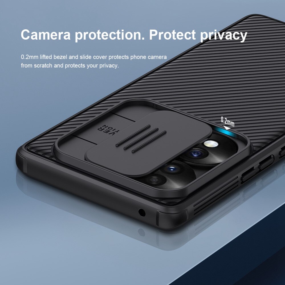 Cover CamShield  Honor 70 Nero