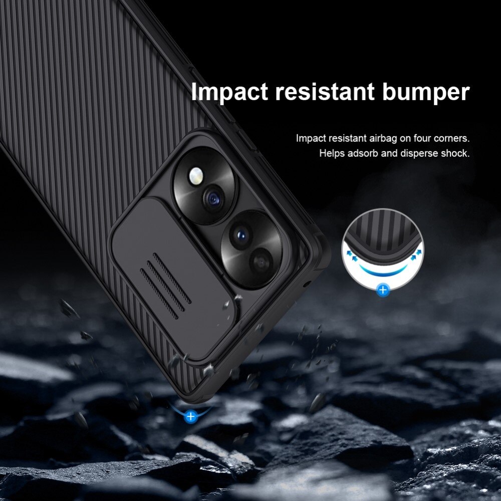 Cover CamShield  Honor 70 Nero