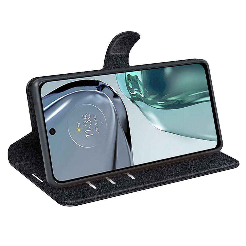 Cover portafoglio Motorola Moto G62 Nero