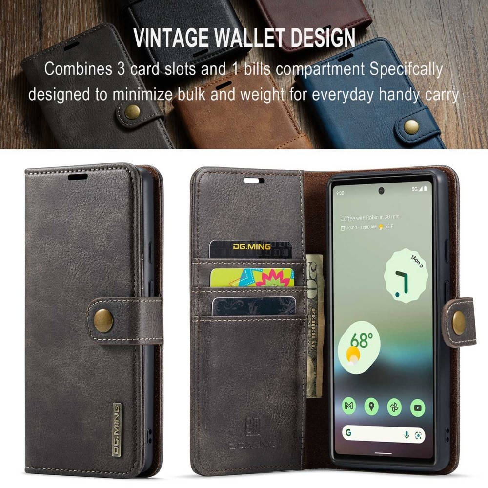 Cover portafoglio Magnet Wallet Google Pixel 6a Brown