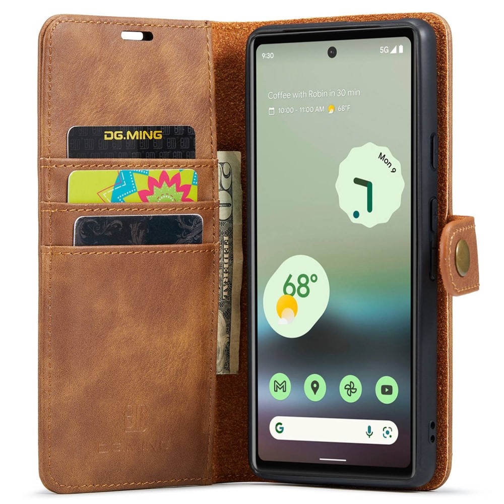 Cover portafoglio Magnet Wallet Google Pixel 6a Cognac